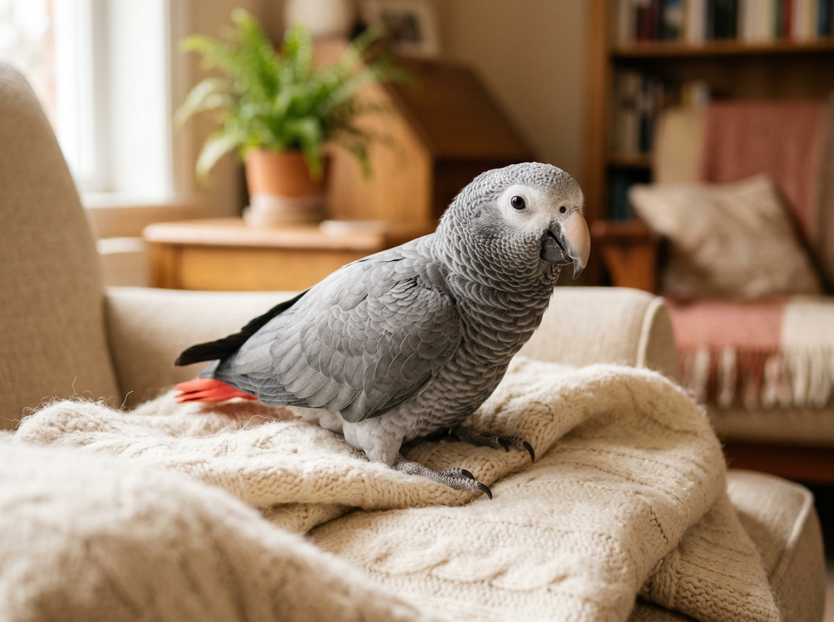 African Grey Parrot cremation