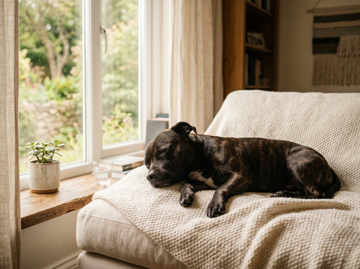 Staffordshire Bull Terrier cremation